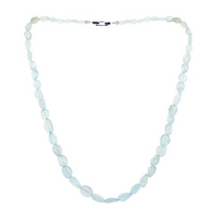 Collar en plata con Aguamarina