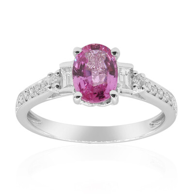 Anillo en oro con Zafiro rosado (CIRARI)