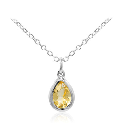 Collar en plata con Citrino
