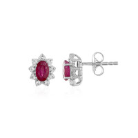 Pendientes en plata con Rubí de Madagascar