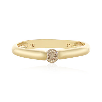 Anillo en oro con Diamante chocolate I1
