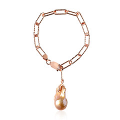 Brazalete en plata con Perla Ming (TPC)