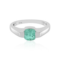 Anillo en plata con Esmeralda de Colombia