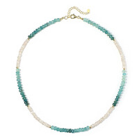 Collar en plata con Grandidierita