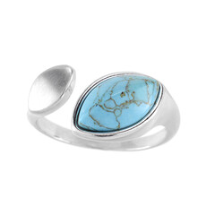 Anillo en plata con Turquesa