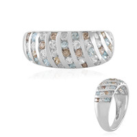 Anillo en plata con Zircón de Ratanak Kirí (KM by Juwelo)