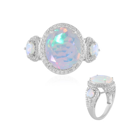 Anillo en plata con Ópalo de Welo