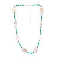 Collar en plata con Perla Keshi (TPC)