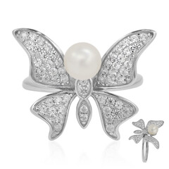 Anillo en plata con Perla Freshwater