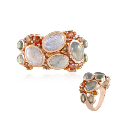 Anillo en plata con Labradorita cobre de Maniry (KM by Juwelo)
