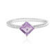 Anillo en plata con Amatista