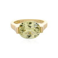 Anillo en oro con Cuncita amarillo canario