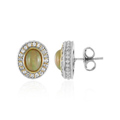 Pendientes en plata con Ópalo de Welo (Dallas Prince Designs)