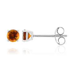 Pendientes en plata con Citrino de Madeira