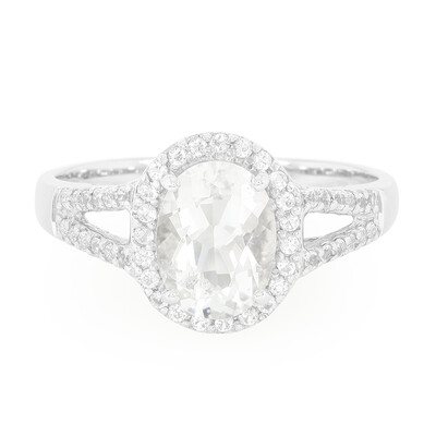 Anillo en plata con Petalita