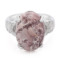 Anillo en plata con Jaspe Sonoran dendritas