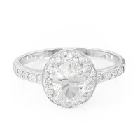 Anillo en plata con Petalita