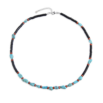 Collar en plata con Turquesa
