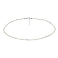 Collar en plata con Prehnita