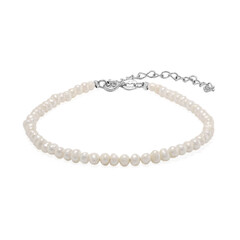 Brazalete en plata con Perla Freshwater