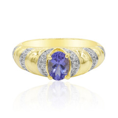 Anillo en oro con Tanzanita (de Melo)