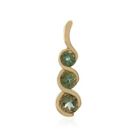 Colgante en oro con Piedra del sol de Oregón
