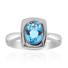 Anillo en plata con Topacio de Marambaia