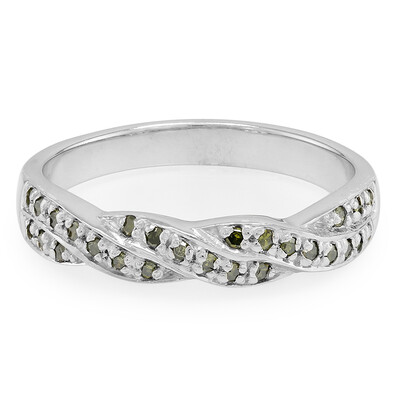 Anillo en plata con Diamante fantasía