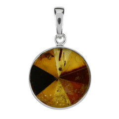 Colgante en plata con Ámbar báltico