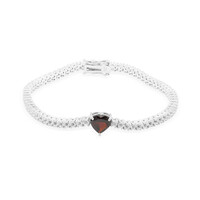 Brazalete en plata con Granate