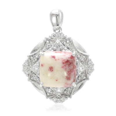 Colgante en plata con Cinabrio