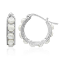 Pendientes en plata con Perla Freshwater (TPC)