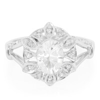 Anillo en plata con Petalita