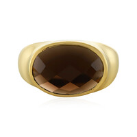 Anillo en plata con Cuarzo ahumado