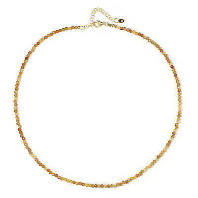 Collar en plata con Turmalina amarilla