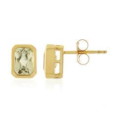 Pendientes en plata con Cuncita amarillo canario