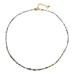 Collar en plata con Diamante fantasía
