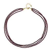 Collar en plata con Granate de Mozambique