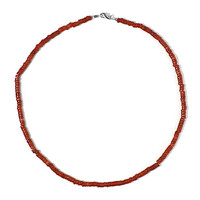 Collar en plata con Jaspe rojo