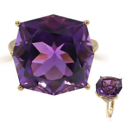 Anillo en oro con Amatista (CIRARI)