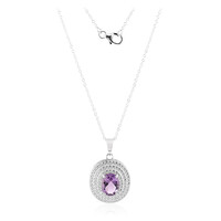 Collar en plata con Amatista
