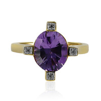 Anillo en plata con Amatista