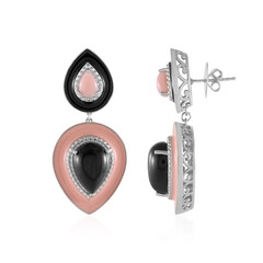 Pendientes en plata con Ónix negro (Dallas Prince Designs)
