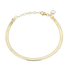 Brazalete en plata con Topacio blanco