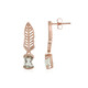 Pendientes en plata con Amatista verde (MONOSONO COLLECTION)