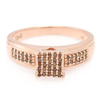 Anillo en plata con Diamante fantasía