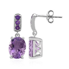 Pendientes en plata con Amatista