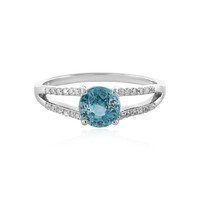 Anillo en plata con Zircón de Ratanak Kirí