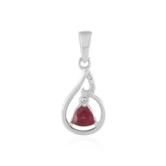 Colgante en plata con Rubí de Madagascar