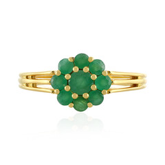 Anillo en plata con Esmeralda de Socoto